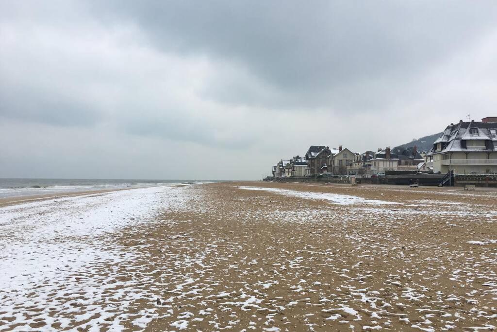 Souplex 50M De La Plage Et Des Commerces Houlgate Bagian luar foto