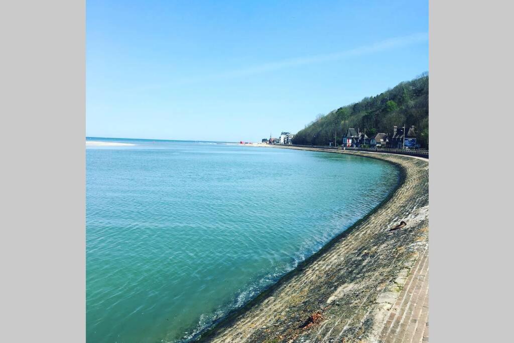 Souplex 50M De La Plage Et Des Commerces Houlgate Bagian luar foto